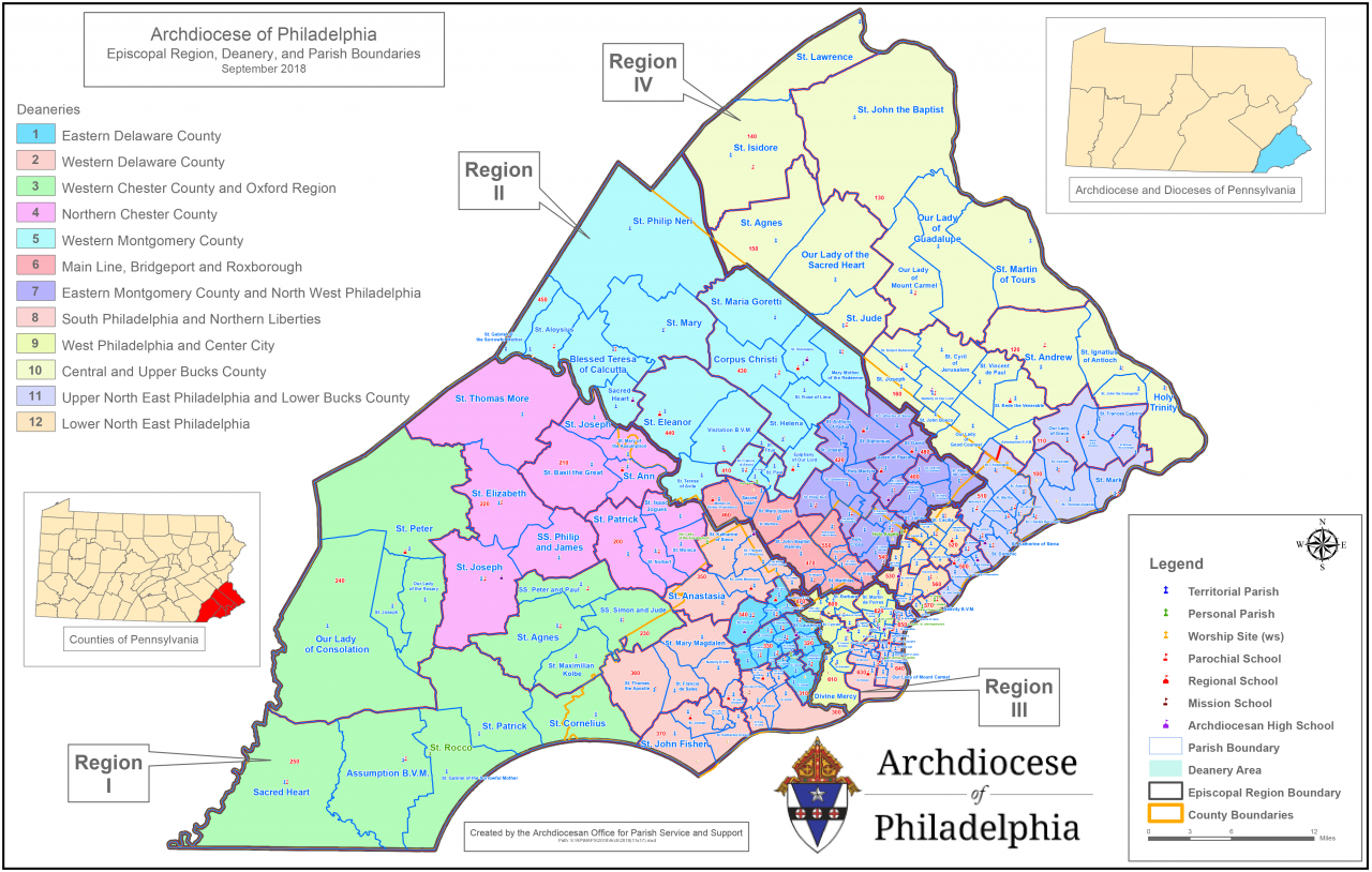 Parishes Archdiocese of Philadelphia
